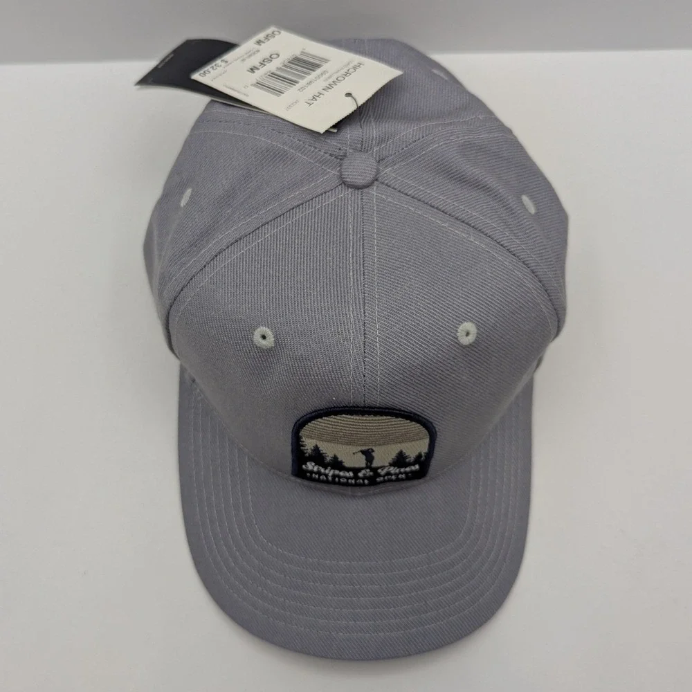 Adidas Golf Stripes & Pines National Open Snapback Hat Grey LGREYH JX2337 OSFM